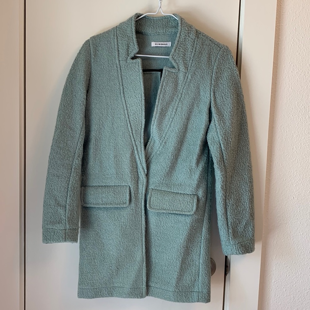 Wool blend coat